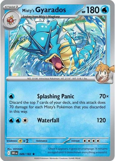 Misty's Gyarados #49 Cover Art