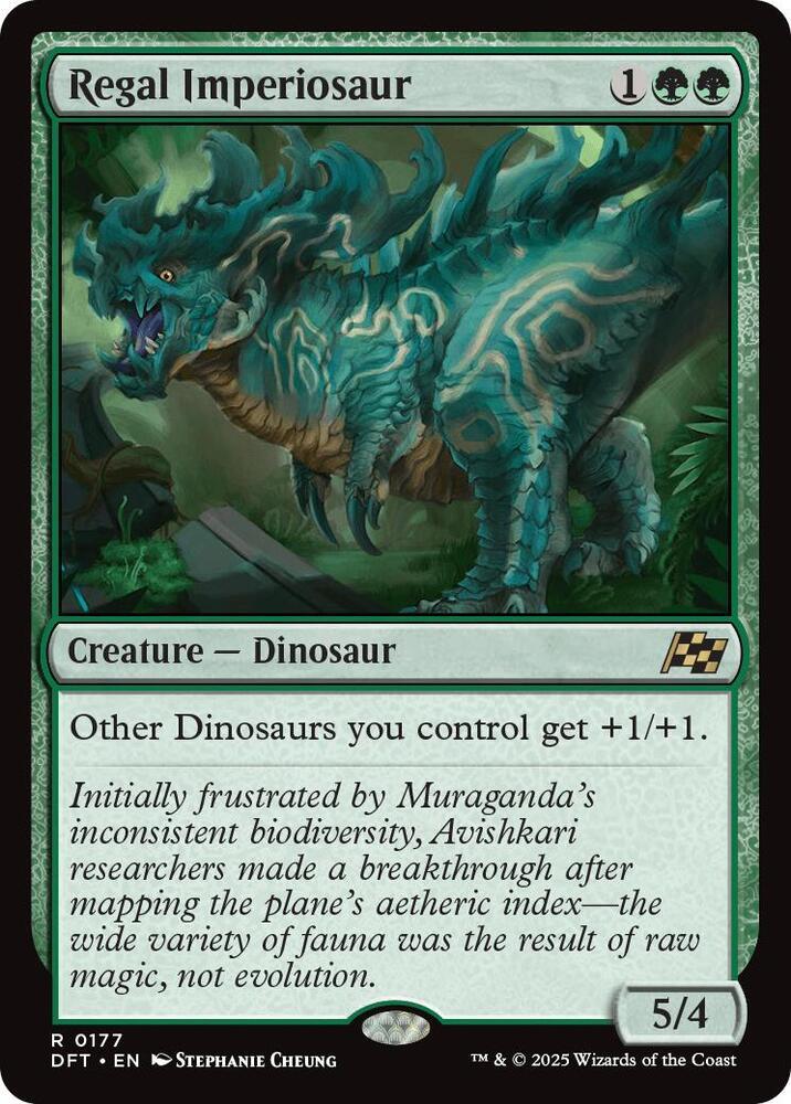 Regal Imperiosaur #177 Magic Aetherdrift