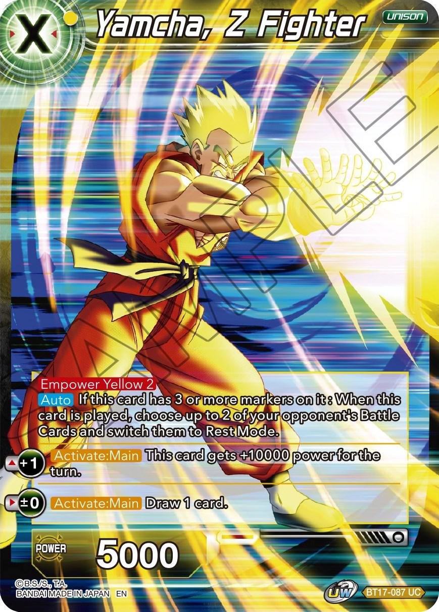Yamcha, Z Fighter BT17-087 Dragon Ball Super Ultimate Squad
