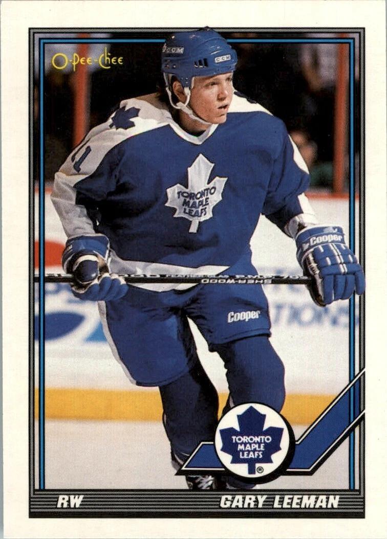 Gary Leeman #188 Hockey Cards 1991 O-Pee-Chee