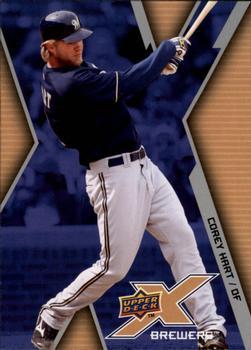 Corey Hart #50 Baseball Cards 2009 Upper Deck X
