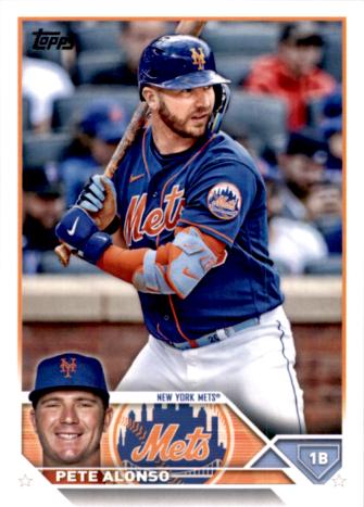 Pete Alonso #20 Baseball Cards 2023 Topps