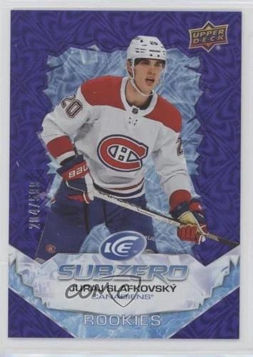 Juraj Slafkovsky #SZ-JS 2022 Upper Deck Ice Hockey Sub Zero Rookie