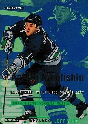Andrei Nikolishin #87 Hockey Cards 1994 Fleer