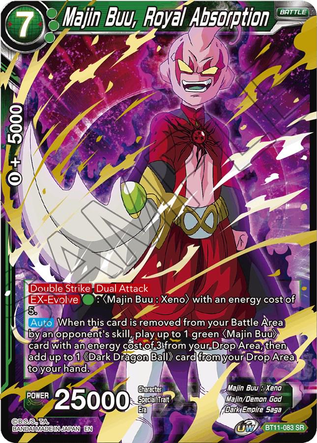 Majin Buu, Royal Absorption BT11-083 Dragon Ball Super Vermilion Bloodline