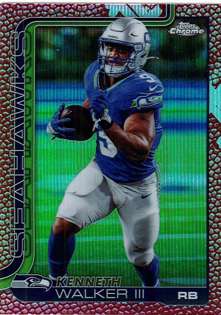Kenneth Walker III [Football Leather Refractor] #276