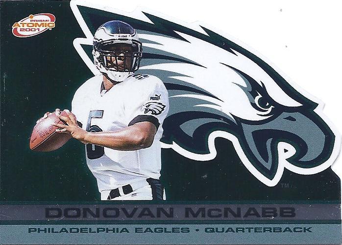 Donovan McNabb #109 Football Cards 2001 Pacific Prism Atomic