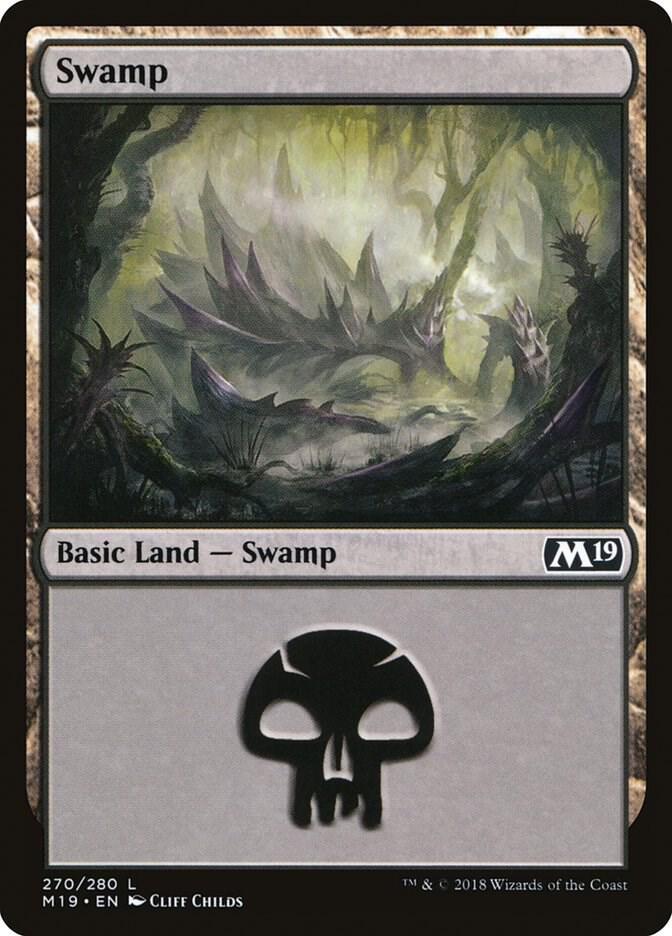 Swamp #270 Magic Core Set 2019