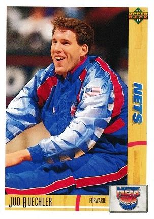 Jud Buechler #334 Basketball Cards 1991 Upper Deck
