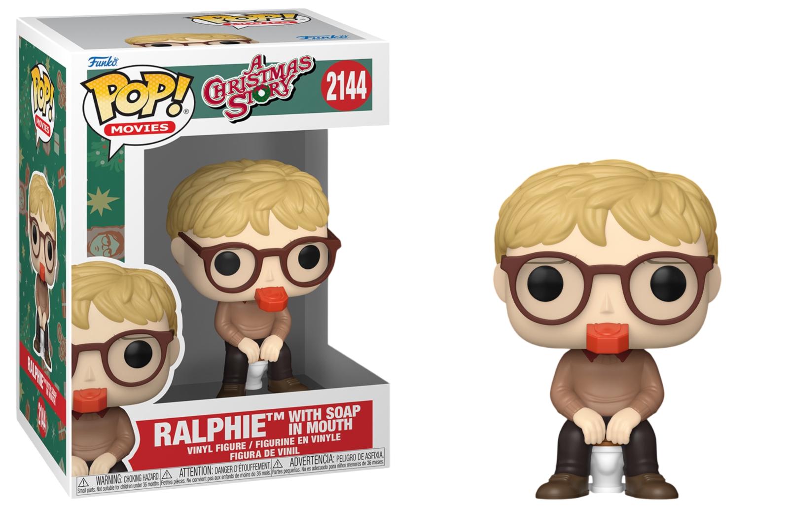 Ralphie With Soap In Mouth #2144 A Christmas Story Funko Pop box and figure