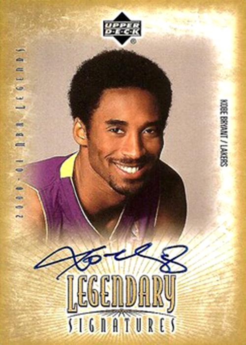 Kobe Bryant #KB 2000-01 Upper Deck Legends Basketball Legendary Signatures