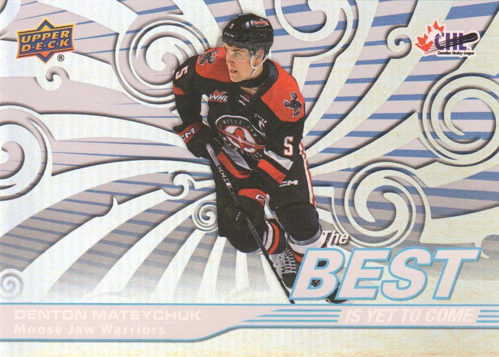 Denton Mateychuk #BYC-18 Hockey Cards 2023 Upper Deck CHL Best Is Yet to Come