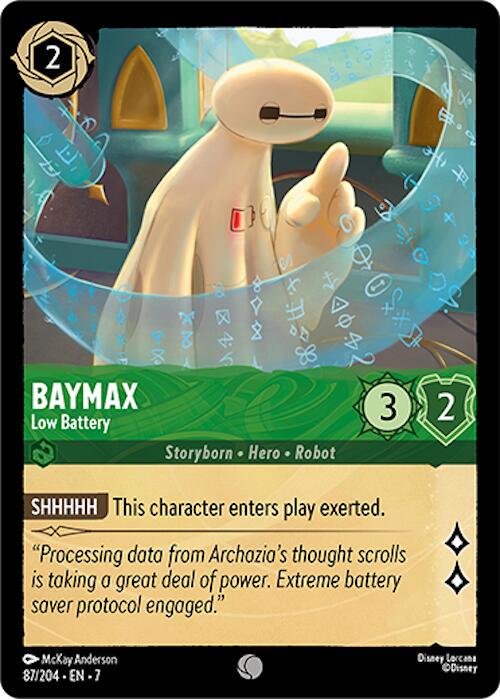 Baymax - Low Battery #87 Lorcana Archazia's Island