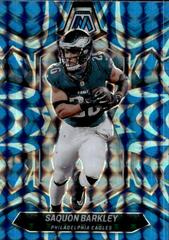 Saquon Barkley [Blue Reactive] #177 Prices | 2024 Panini Mosaic