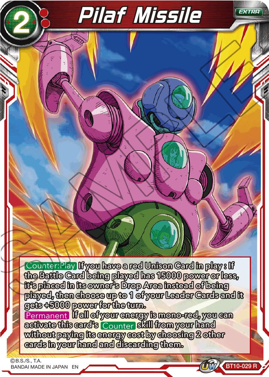 Pilaf Missile BT10-029 Dragon Ball Super Rise of the Unison Warrior