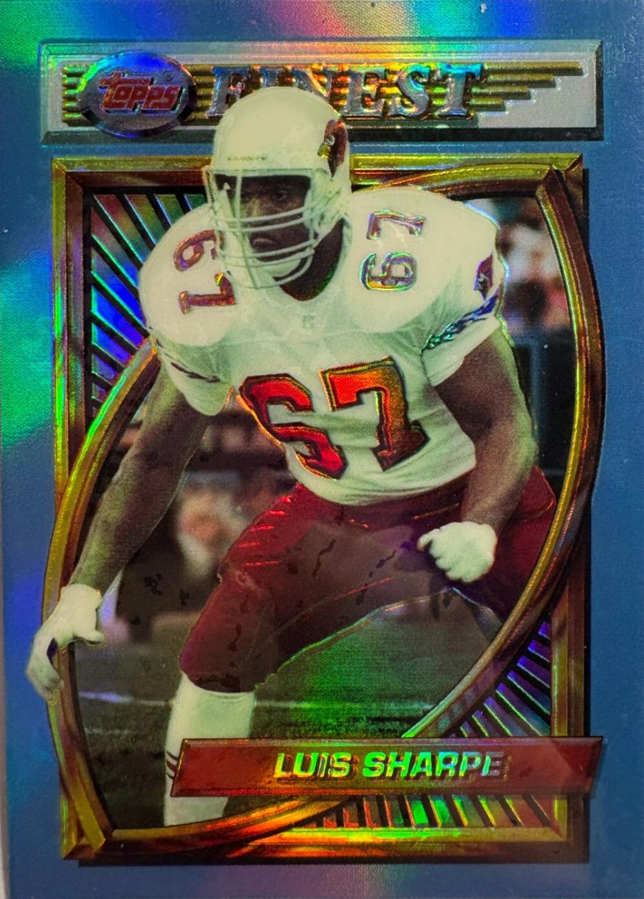 Luis Sharpe #80 1994 Topps Finest Football