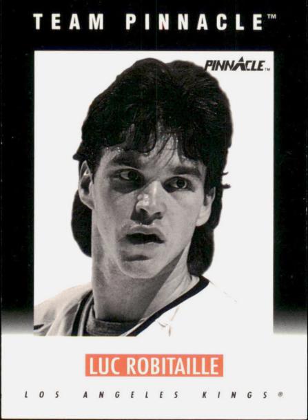 Luc Robitaille #B-10 1991 Pinnacle B Hockey