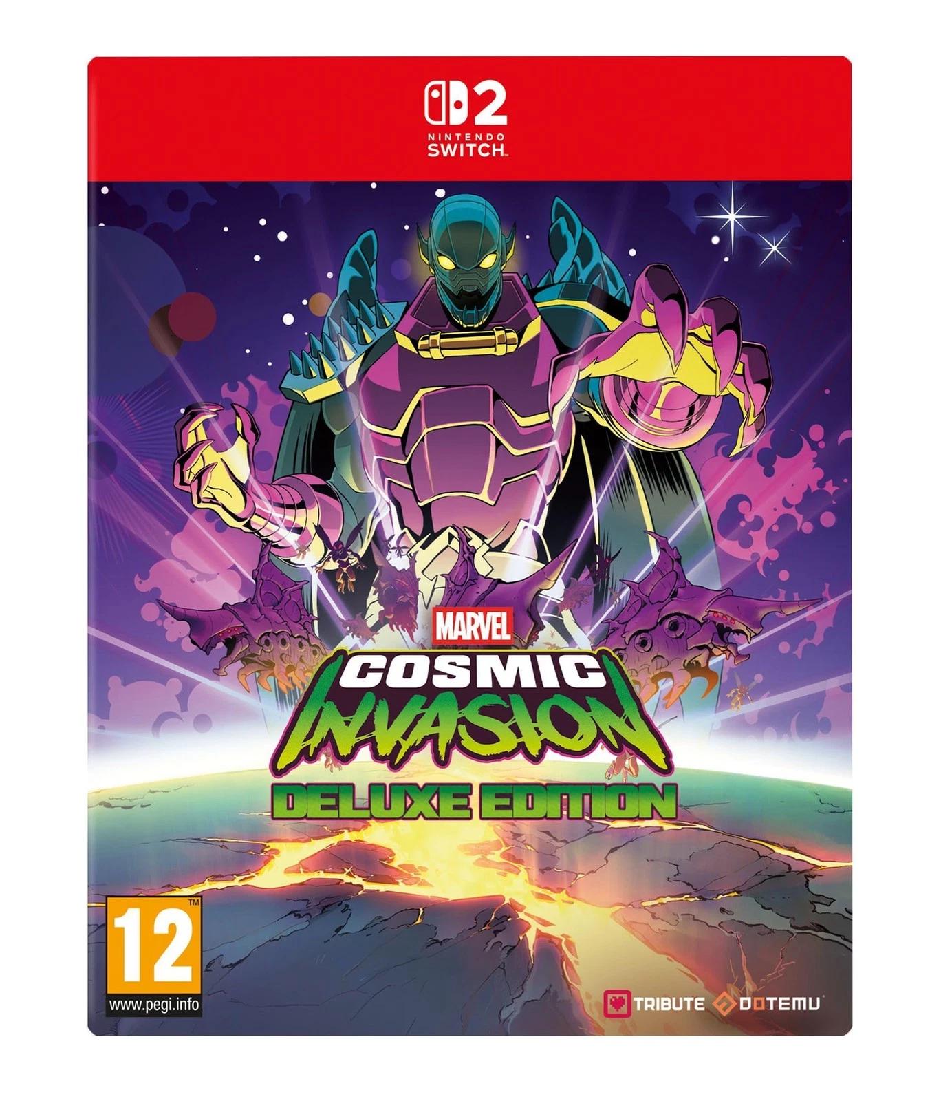 Carátula de Marvel Cosmic Invasion Deluxe Edition para Switch 2 (edición PAL España)