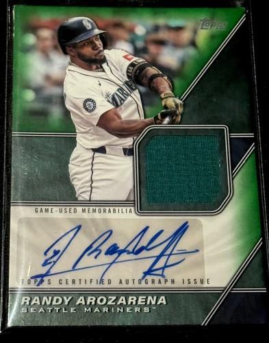 Randy Arozarena #MLMA-RA 2026 Topps Baseball Major League Material Autographs
