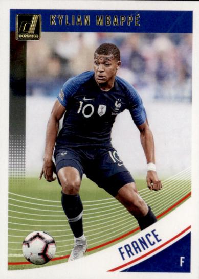 Kylian Mbappe #132 Soccer Cards 2018 Panini Donruss