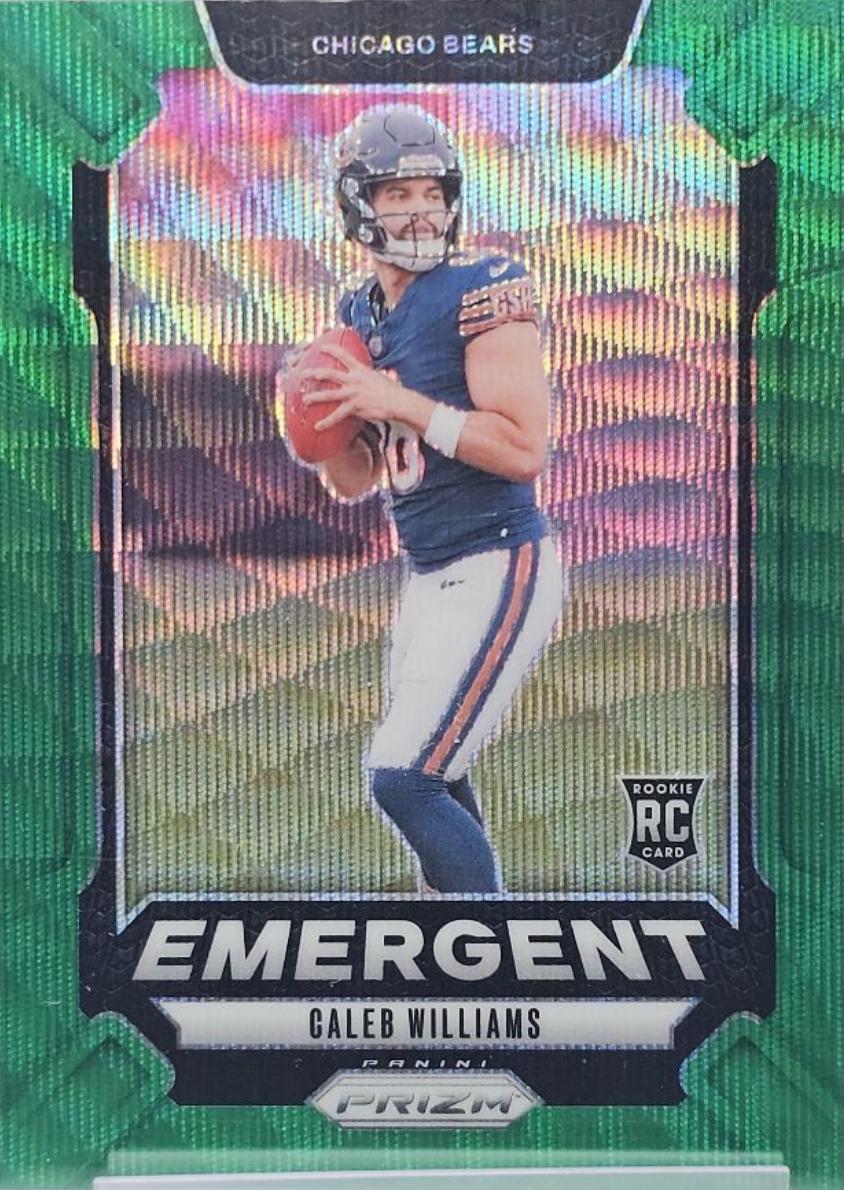 Caleb Williams [Wave Green] #1 Prices | 2024 Panini Prizm Emergent