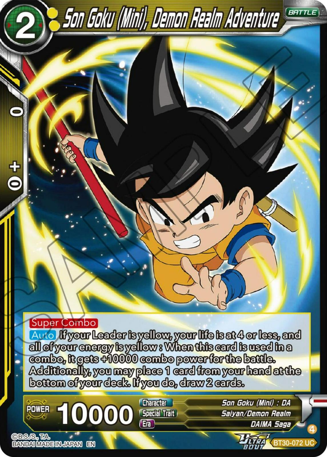 Son Goku: Mini, Demon Realm Adventure [Foil] BT30-072 Prices