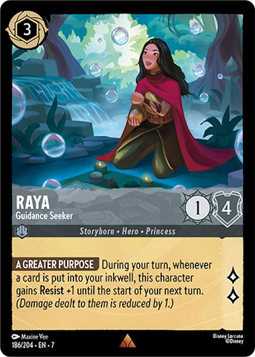 Raya - Guidance Seeker #186 Lorcana Archazia's Island