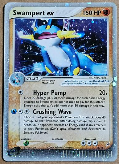 Swampert EX #95 photo