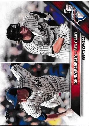 Johnny Barbato / Ben Gamel #US5 2016 Topps Update Baseball