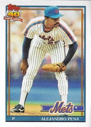 Alejandro Pena #544 Baseball Cards 1991 Topps