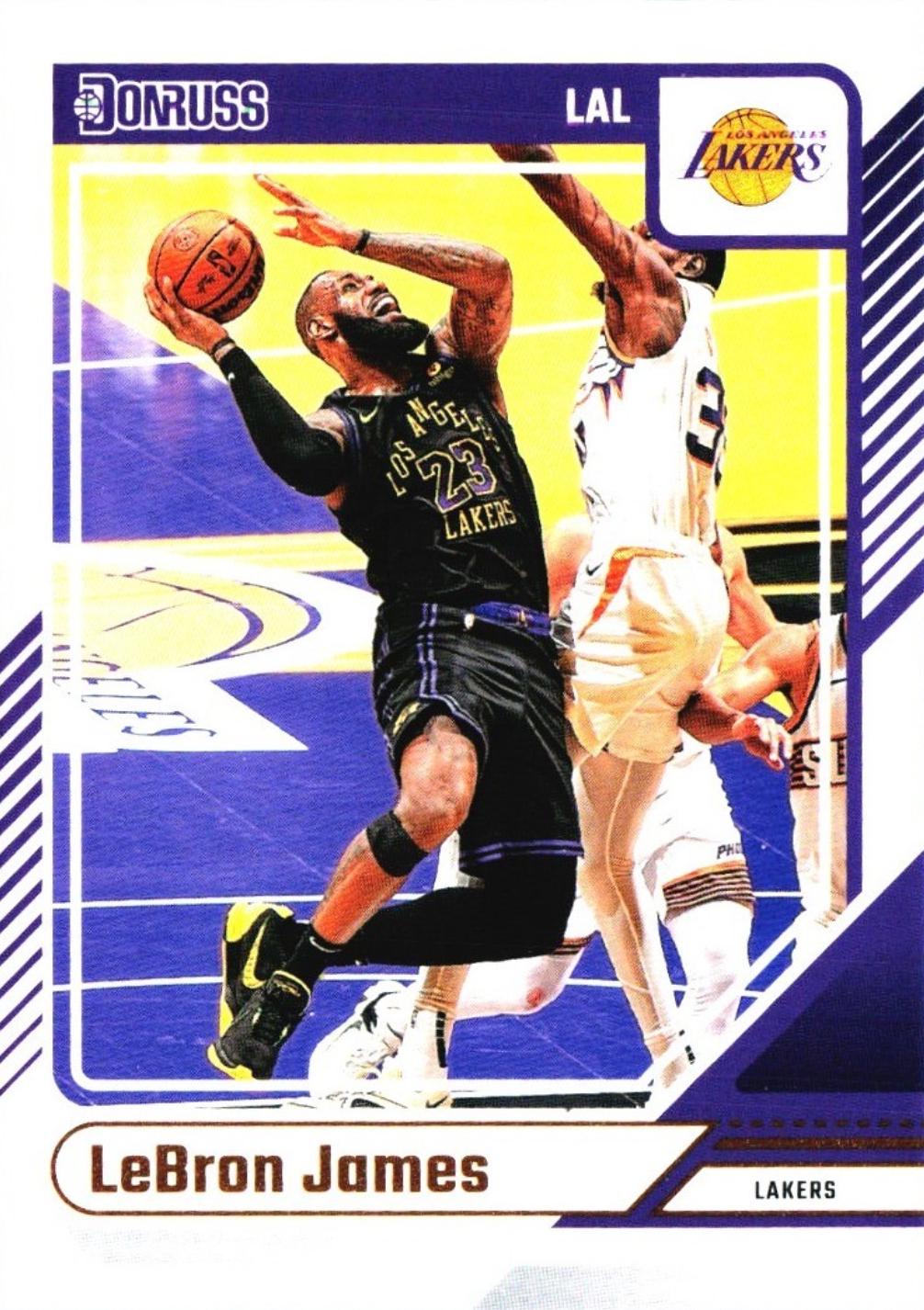 LeBron James #19 Basketball Cards 2024 Panini Donruss