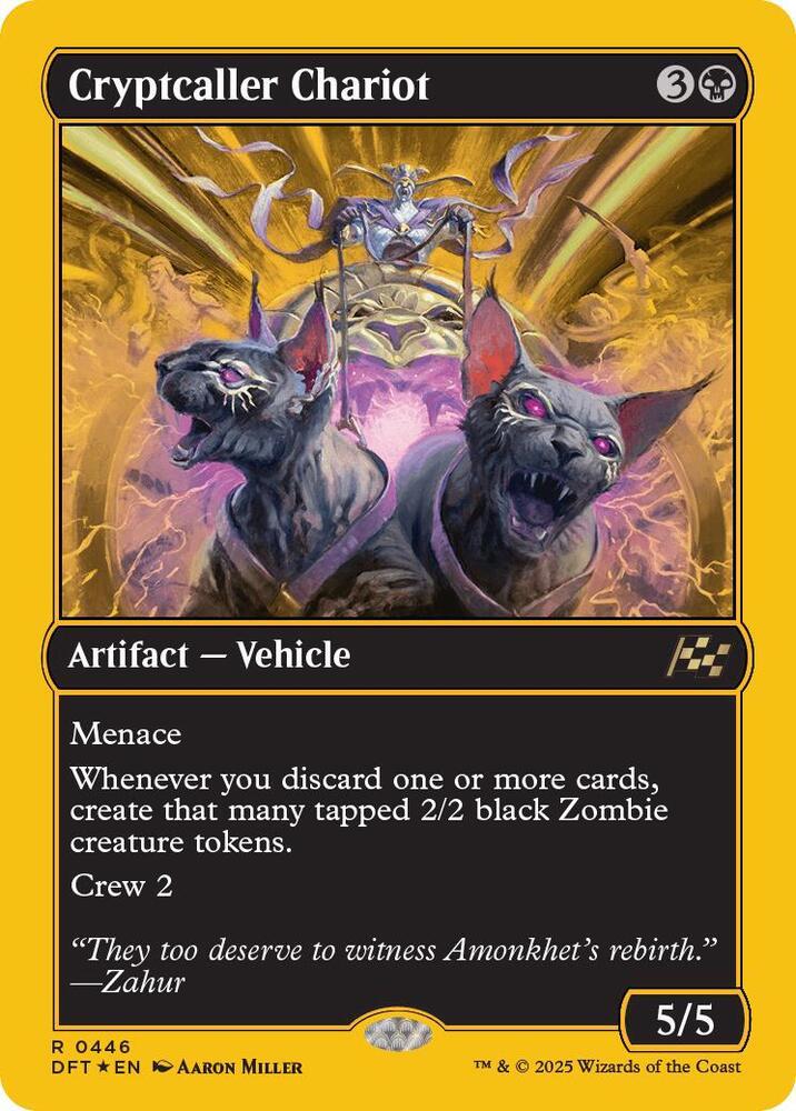 Cryptcaller Chariot [First Place Foil] (Magic Aetherdrift)