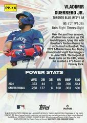 Vladimir Guerrero Jr. #PP-16 Prices | 2025 Topps Celebration Mega