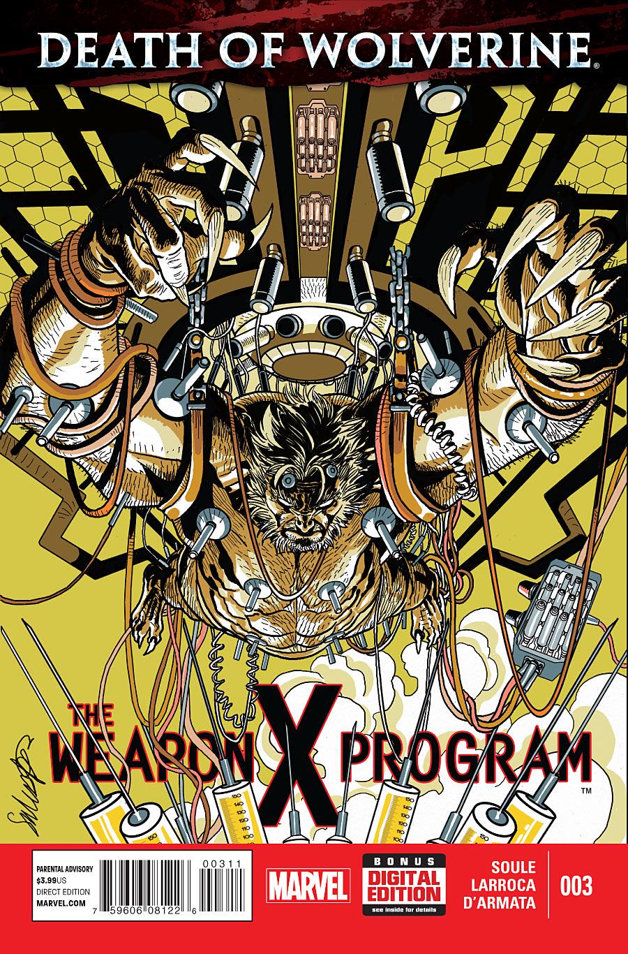 Death of Wolverine: The Weapon X Program #3 (2014) Comic Books Death of Wolverine: The Weapon X Program