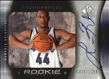 Lawrence Roberts #127 2005-06 SP Authentic Basketball