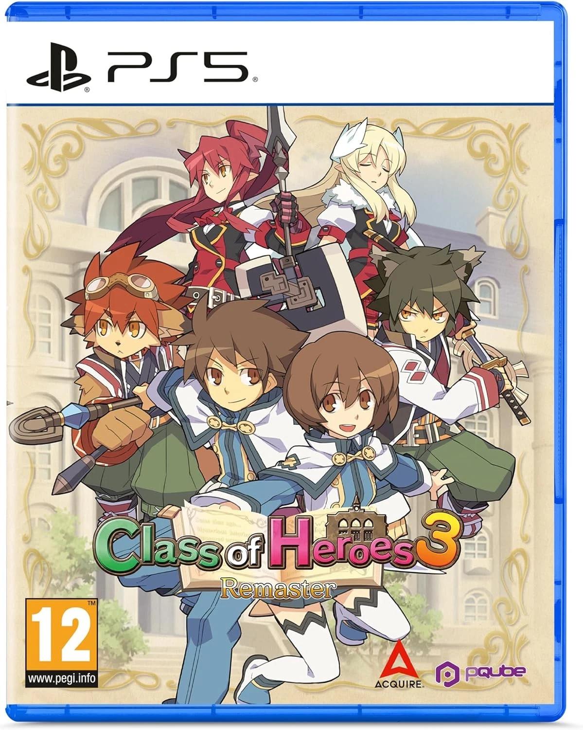 Carátula de Class Of Heroes 3: Remaster para PS5 (edición PAL España)
