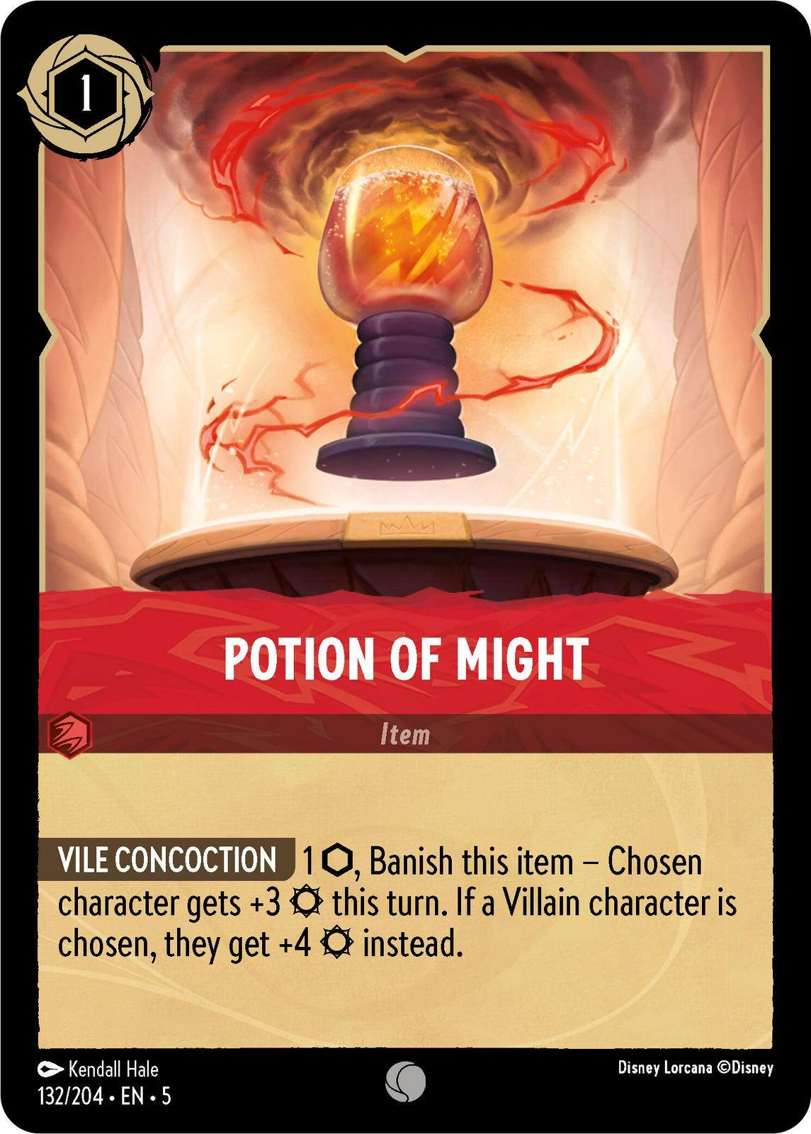 Potion of Might #132 Lorcana Shimmering Skies