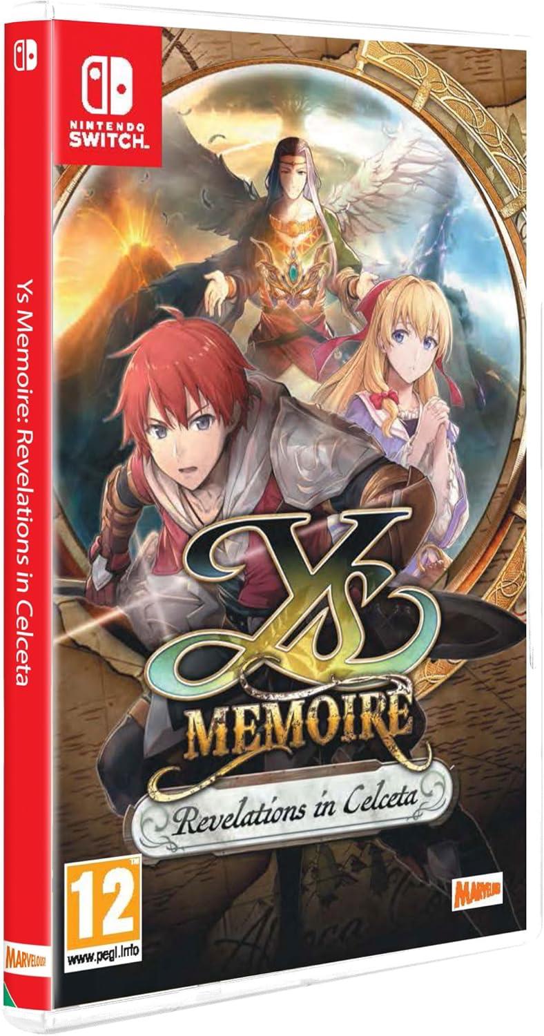 Carátula de Ys Memoire: Revelations in Celceta para Switch (edición PAL España)