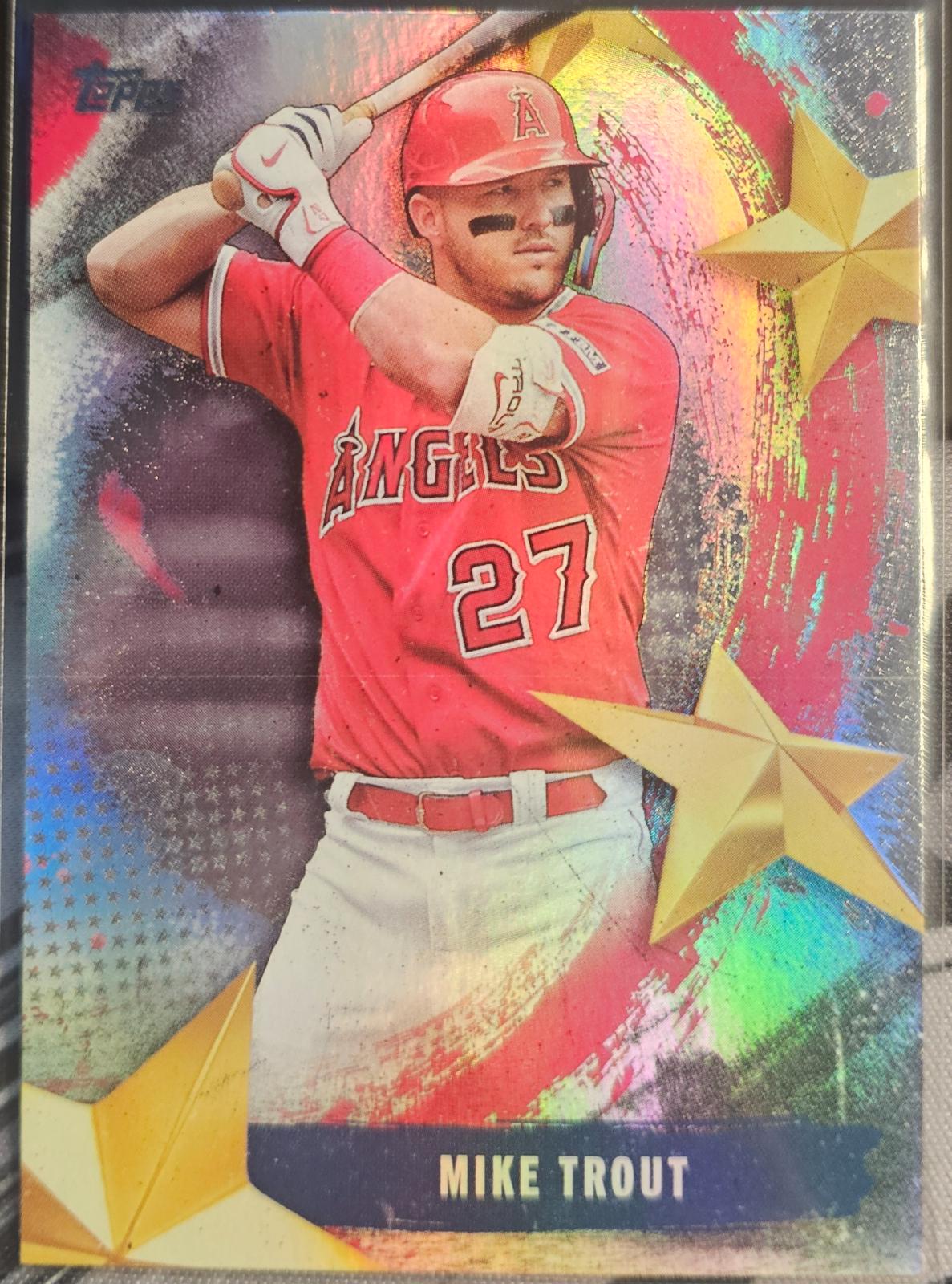 Mike Trout #SMLB-8 Baseball Cards 2025 Topps Stars of MLB
