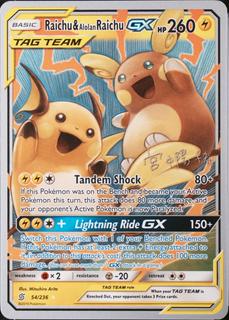 Raichu & Alolan Raichu GX