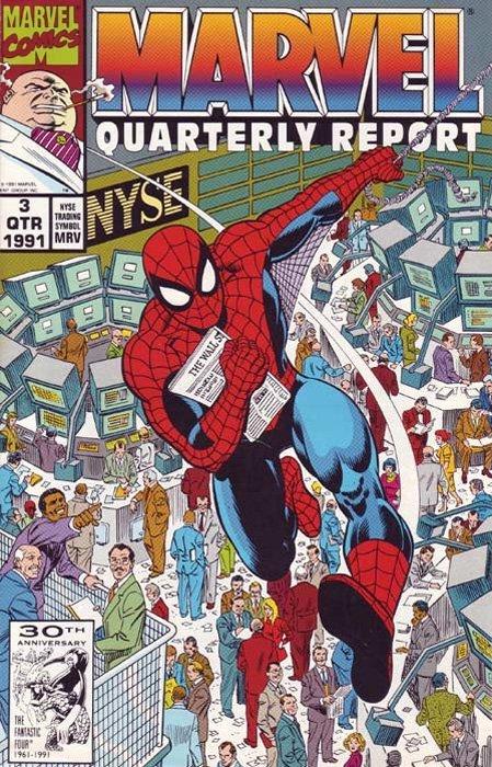 Marvel Quarterly Report #3 (1991) Comic Books Marvel Quarterly Report