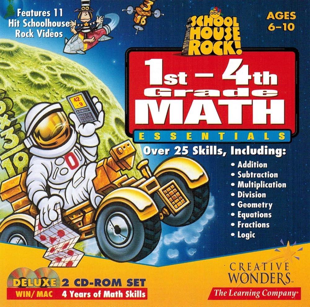 SCHOOL HOUSE ROCK! 1st-4th Grade Math Essentials PC Gamer Magazine