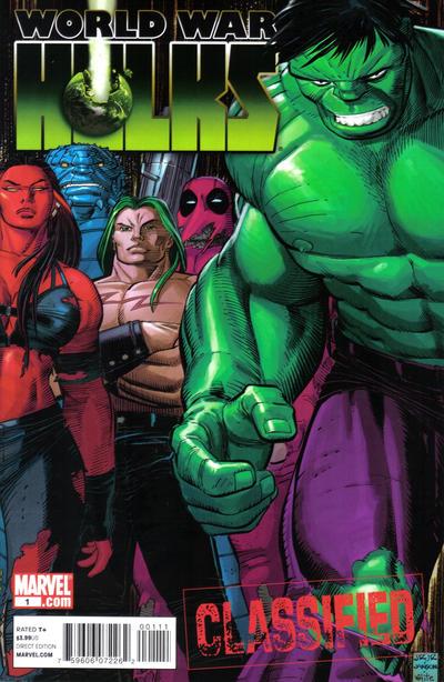 World War Hulks #1 #1 (2010) Comic Books World War Hulks