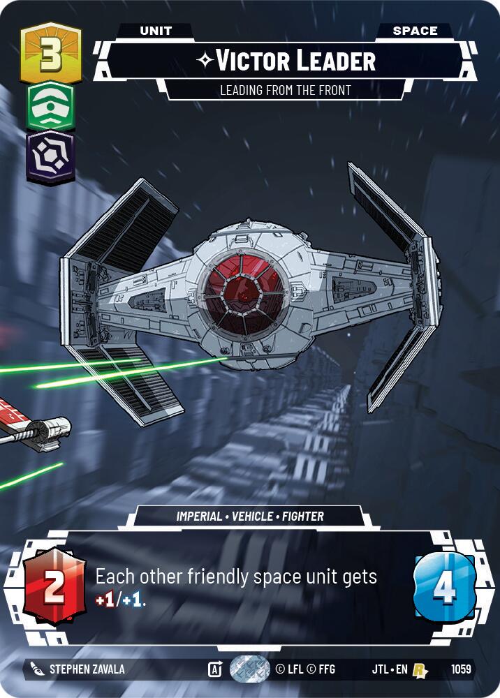 Victor Leader - Leading from the Front #1059 Star Wars Unlimited: Jump to Lightspeed