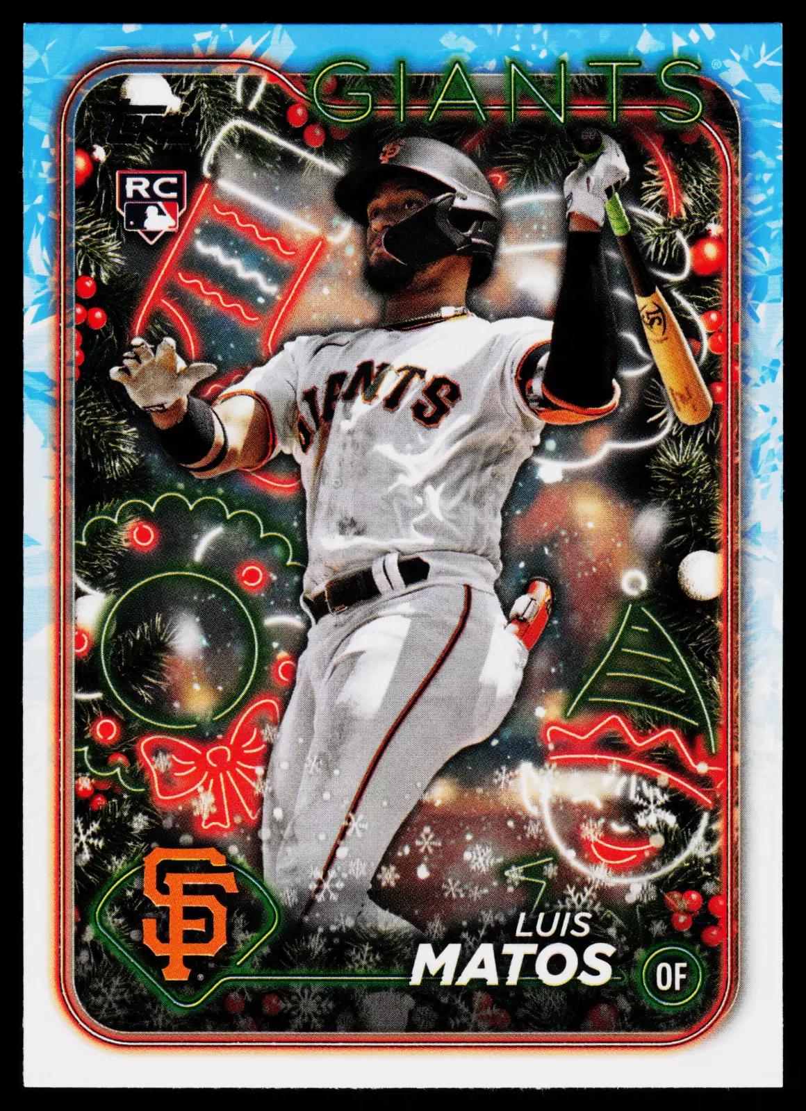 Luis Matos #H70 Baseball Cards 2024 Topps Holiday