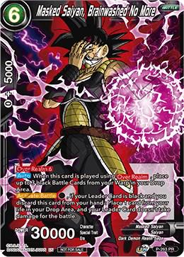 Masked Saiyan, Brainwashed No More P-263 Dragon Ball Super Divine Multiverse Release Promos