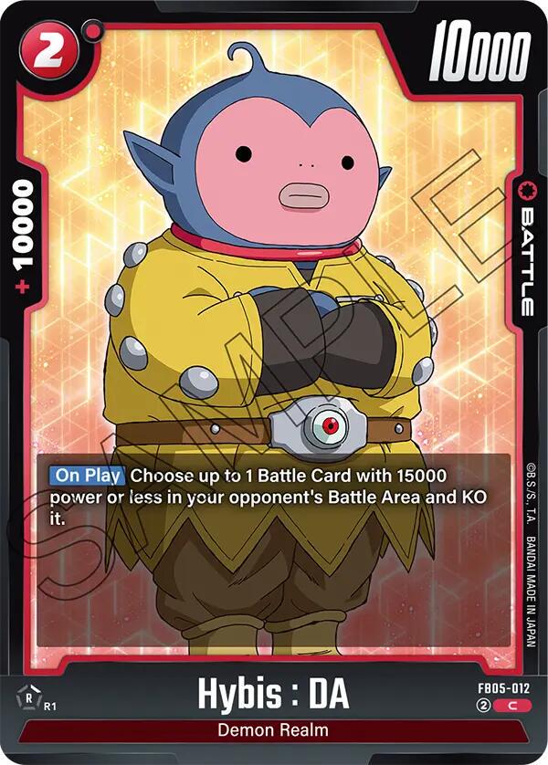 Hybis: DA FB05-012 Dragon Ball Fusion World New Adventure