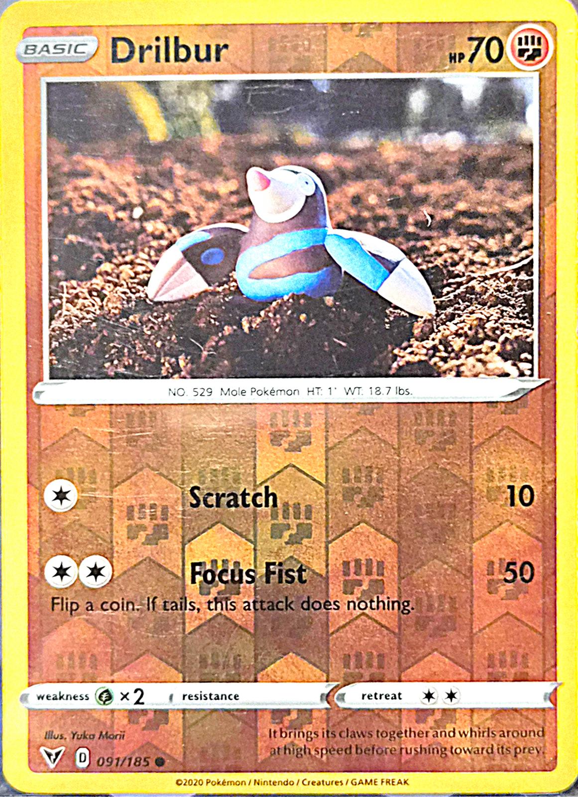 drilbur pokemon card - 111/197 - Obsidian Flames Sand Spray 20 Drilbur 108/191 - [SV08 Surging