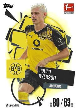Julian Ryerson #47 2025 Topps Match Attax Bundesliga Soccer
