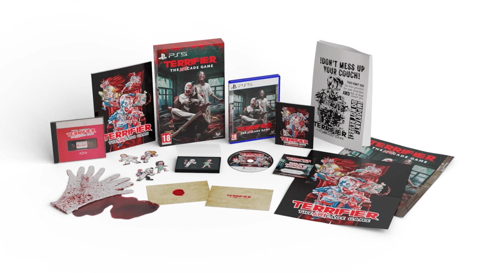 Carátula de Terrifier The Artcade Game Ed. Coleccionista para PS5 (edición PAL España)